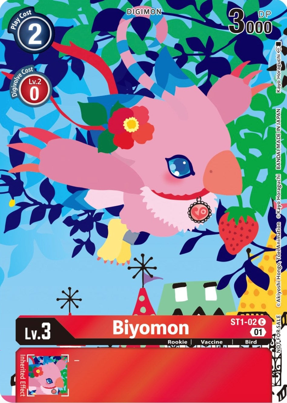 Biyomon (Tamer’s Card Set 2 Floral Fun) (102) [ST-1] - Digimon Card Game Single