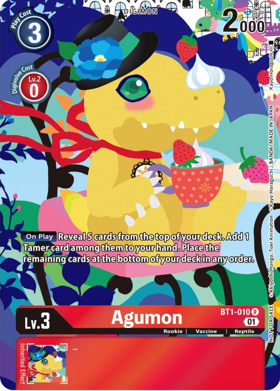 Agumon - BT1-010 (Tamer’s Card Set 2 Floral Fun) (1010) [BT01-03] - Digimon Card Game Single