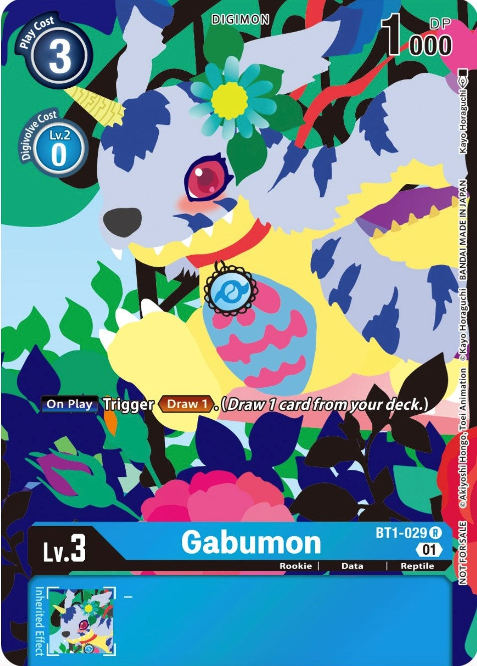 Gabumon - BT1-029 (Tamer’s Card Set 2 Floral Fun) (1029) [BT01-03] - Digimon Card Game Single