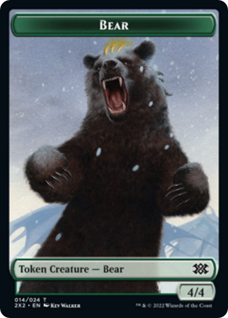 Bear // Eldrazi Scion Double-sided Token (0) [2X2] - MTG Single