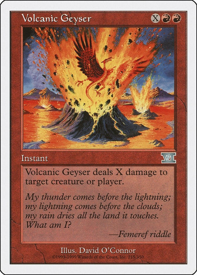 Volcanic Geyser (215) [6ED] - MTG Single