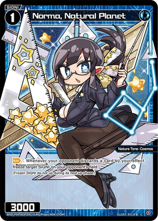Norma Natural Planet (Parallel Foil) (4063) [WXDi-P04] - WIXOSS Single