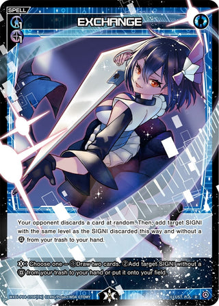 EXCHANGE (Parallel Foil) (4070) [WXDi-P04] - WIXOSS Single