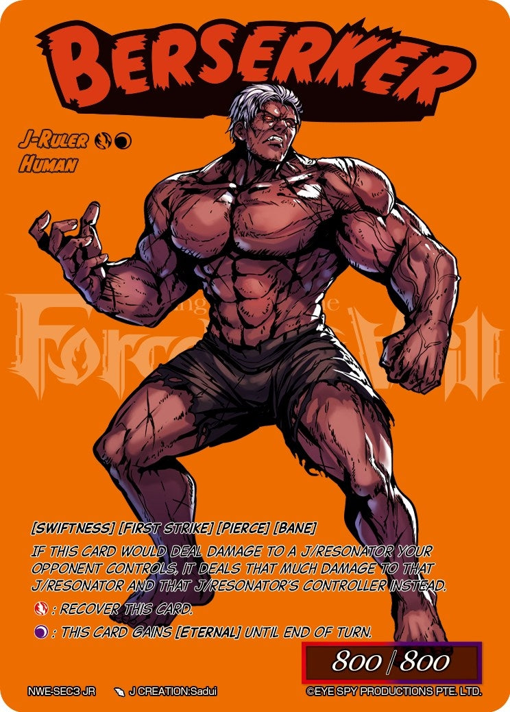 Extract of the Fire Moon // Berserker (Secret) (3) [NWE] - Force of Will Single