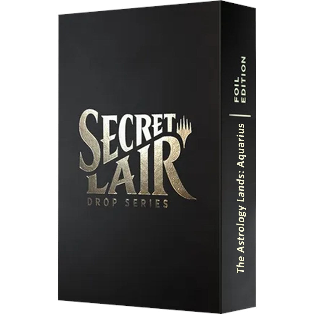 Secret Lair Drop: Astrology Lands (Aquarius) - Traditional Foil Edition [SLD] - MTG Sealed