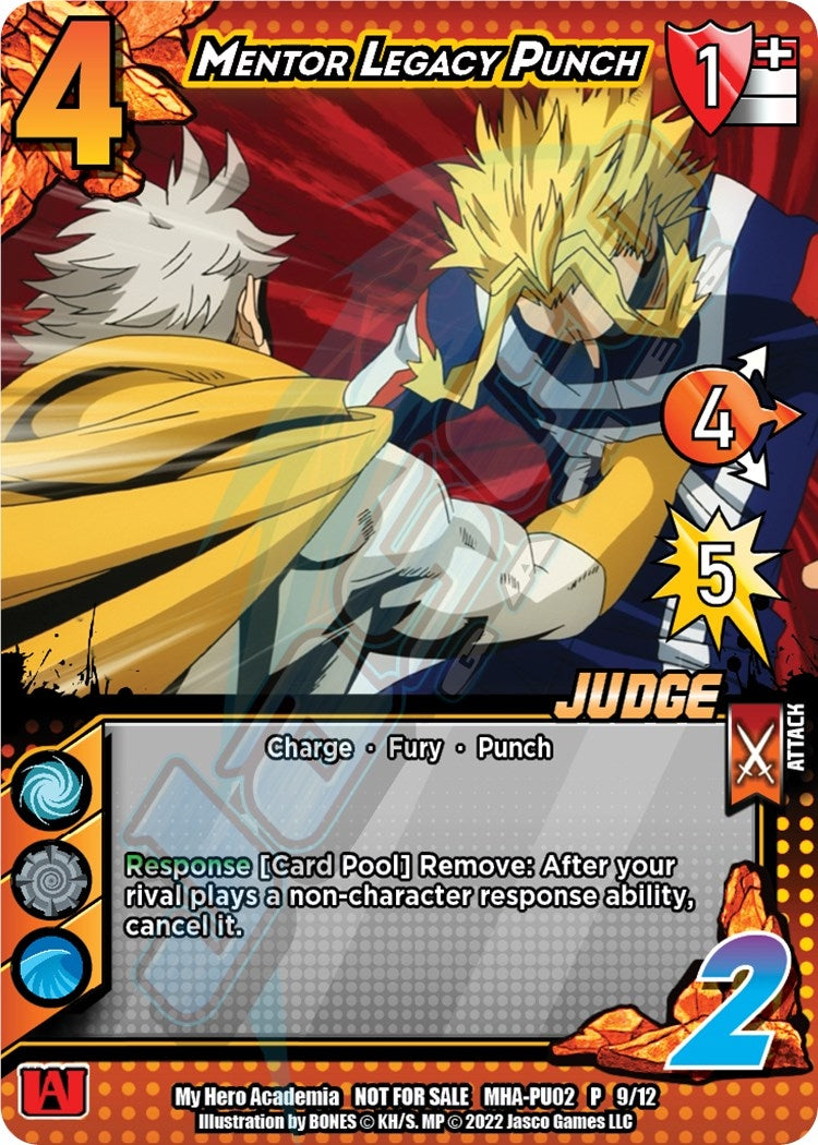 Mentor Legacy Punch (Plus Ultra Pack 2 Judge) (2912) [MHAP] - UniVersus Single