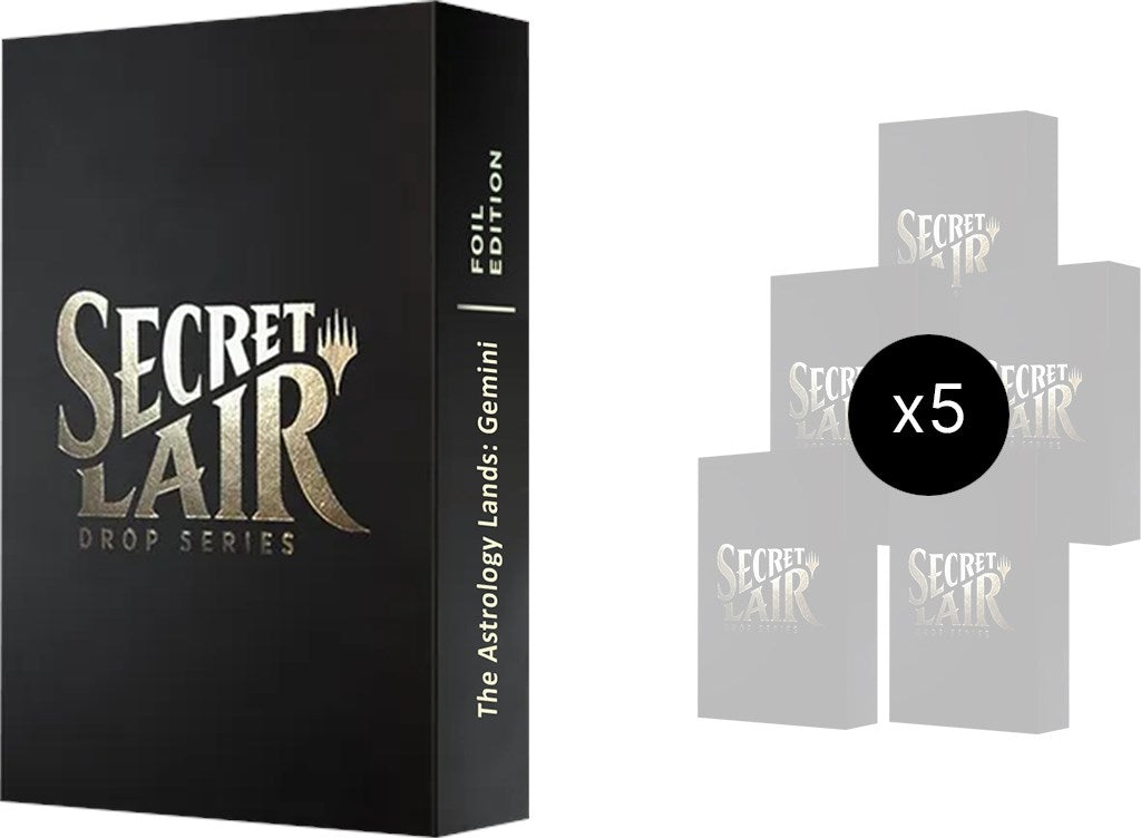Secret Lair Drop: Astrology Lands (Gemini) Bundle - Traditional Foil Edition [SLD] - MTG Sealed