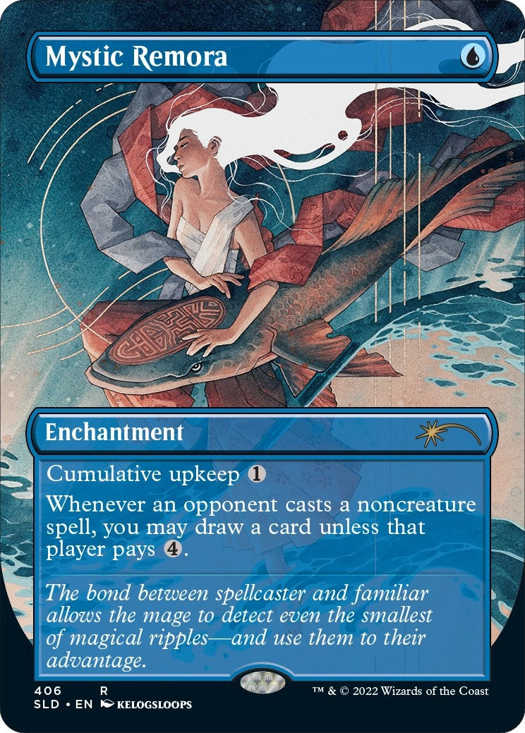 Mystic Remora (Borderless) (406) [SLD] - MTG Single