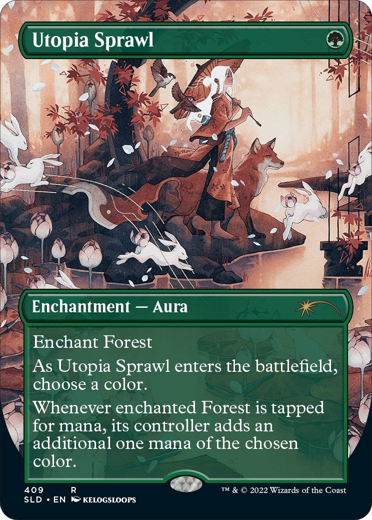 Utopia Sprawl (Borderless) (409) [SLD] - MTG Single
