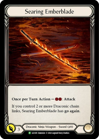 Searing Emberblade - LGS105 (105) [PR] - Flesh and Blood TCG Single