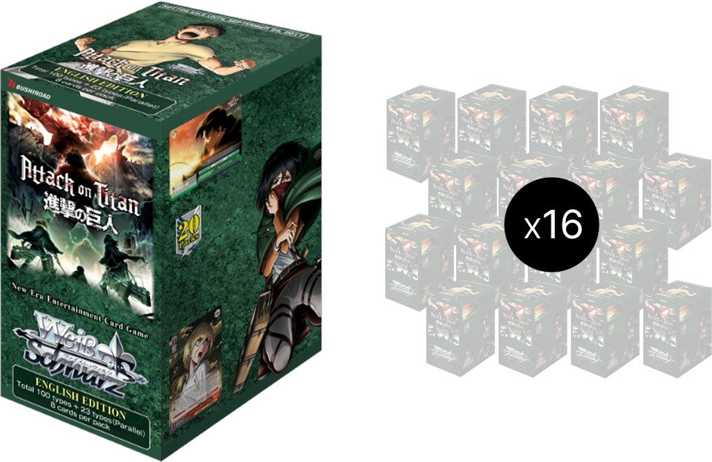 Attack on Titan Vol. 2 Booster Box Case [AOT/S50] - Weiss Schwarz Sealed