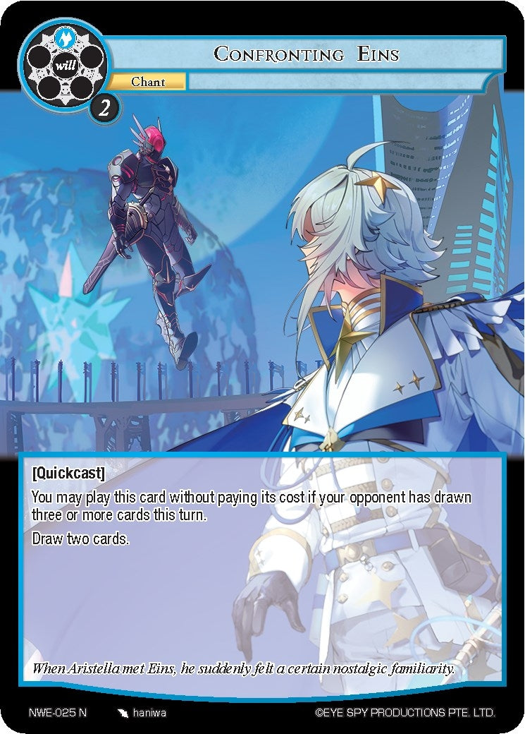 Confronting Eins (25) [NWE] - Force of Will Single