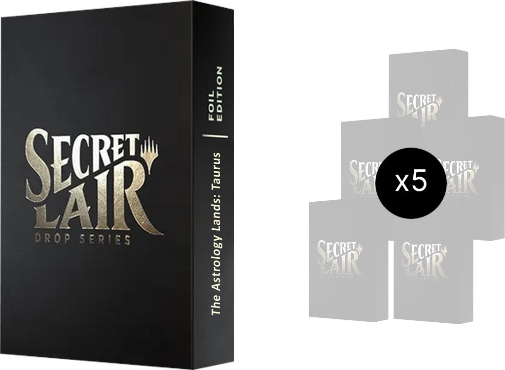 Secret Lair: Astrology Lands (Taurus) Bundle - Traditional Foil Edition [SLD] - MTG Sealed