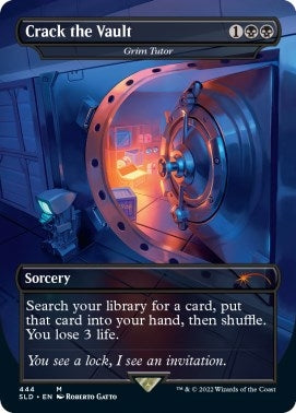 Crack the Vault - Grim Tutor (444) [SLD] - MTG Single
