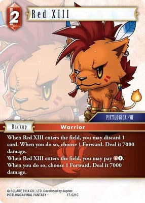 Red XIII (17) [17] - Final Fantasy TCG Single