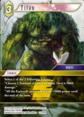 Titan (17) [17] - Final Fantasy TCG Single