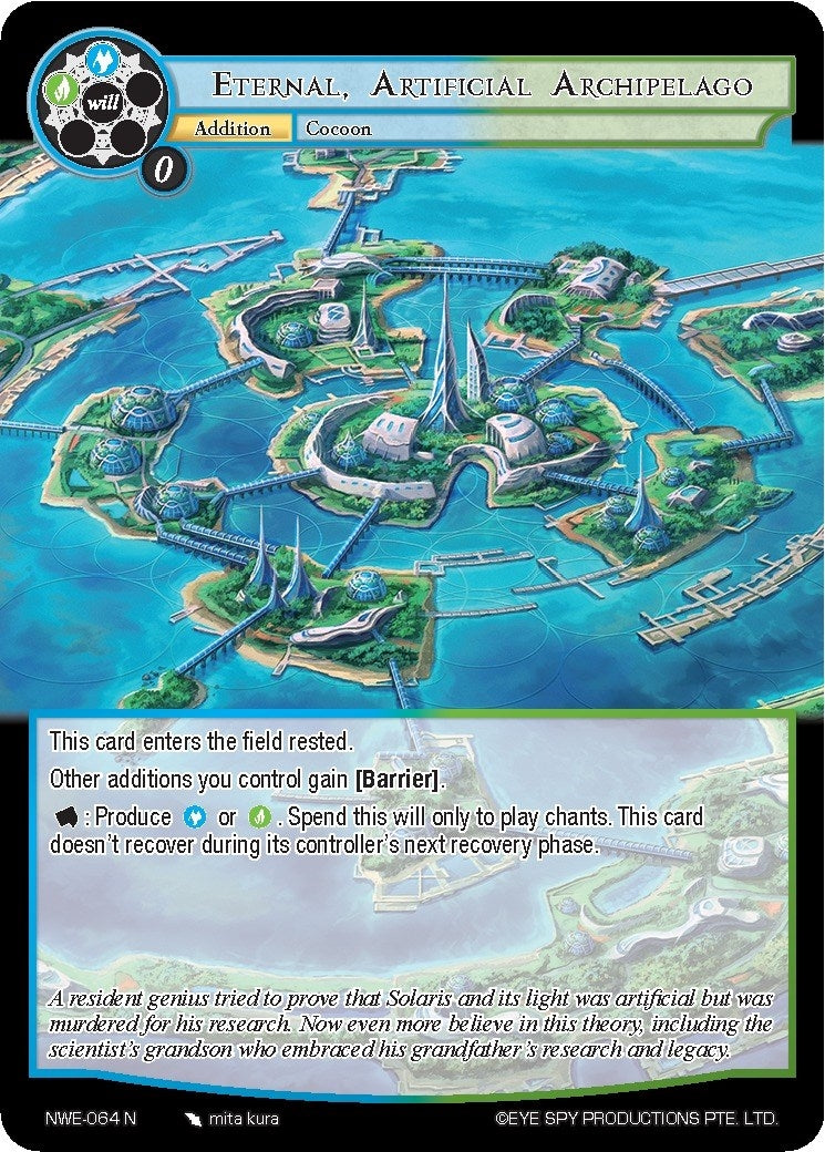 Eternal Artificial Archipelago (64) [NWE] - Force of Will Single