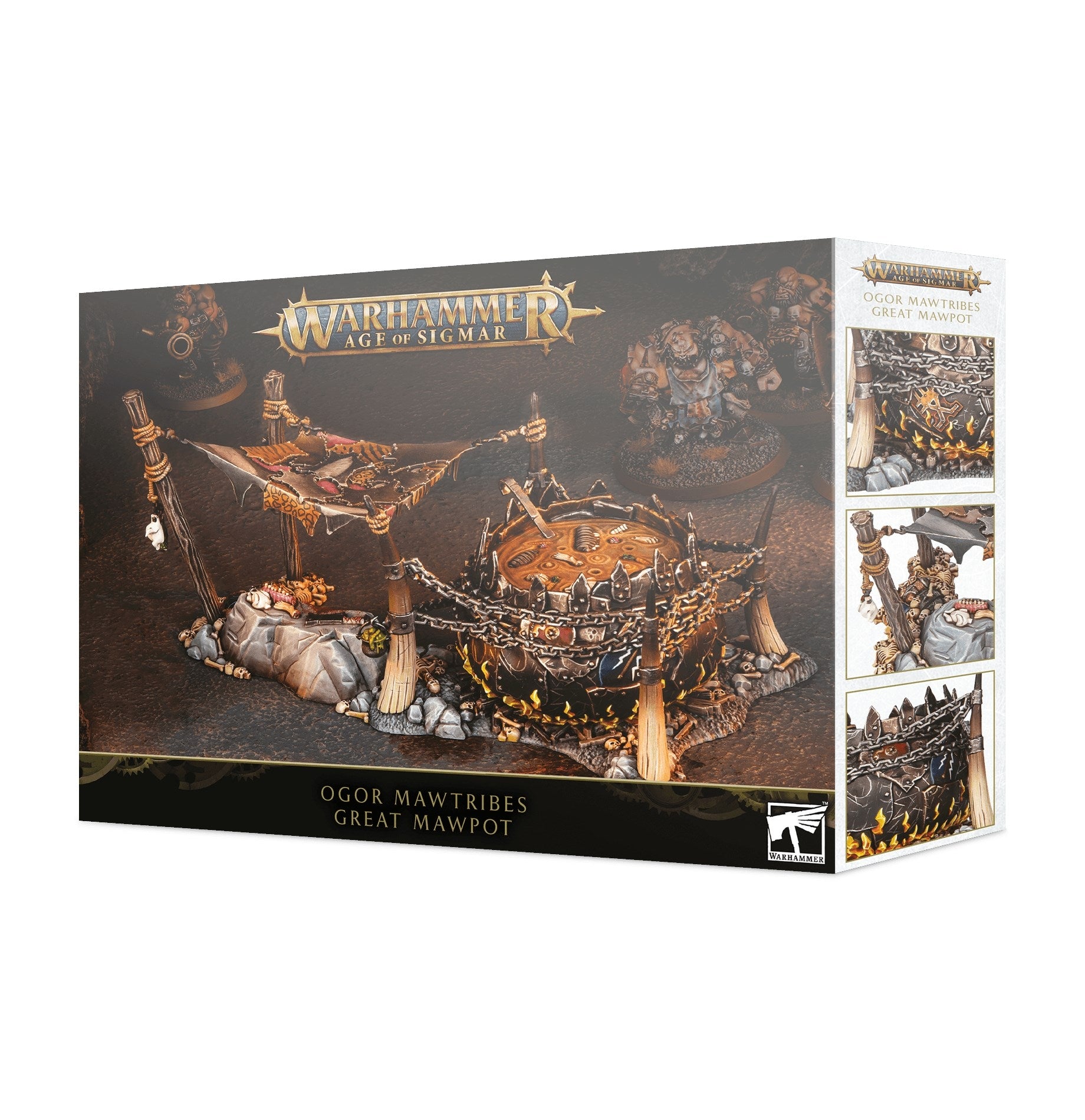 Warhammer: Age of Sigmar - Ogor Mawtribes Great Mawpot [PLAS] - Warhammer Box Sets Sealed