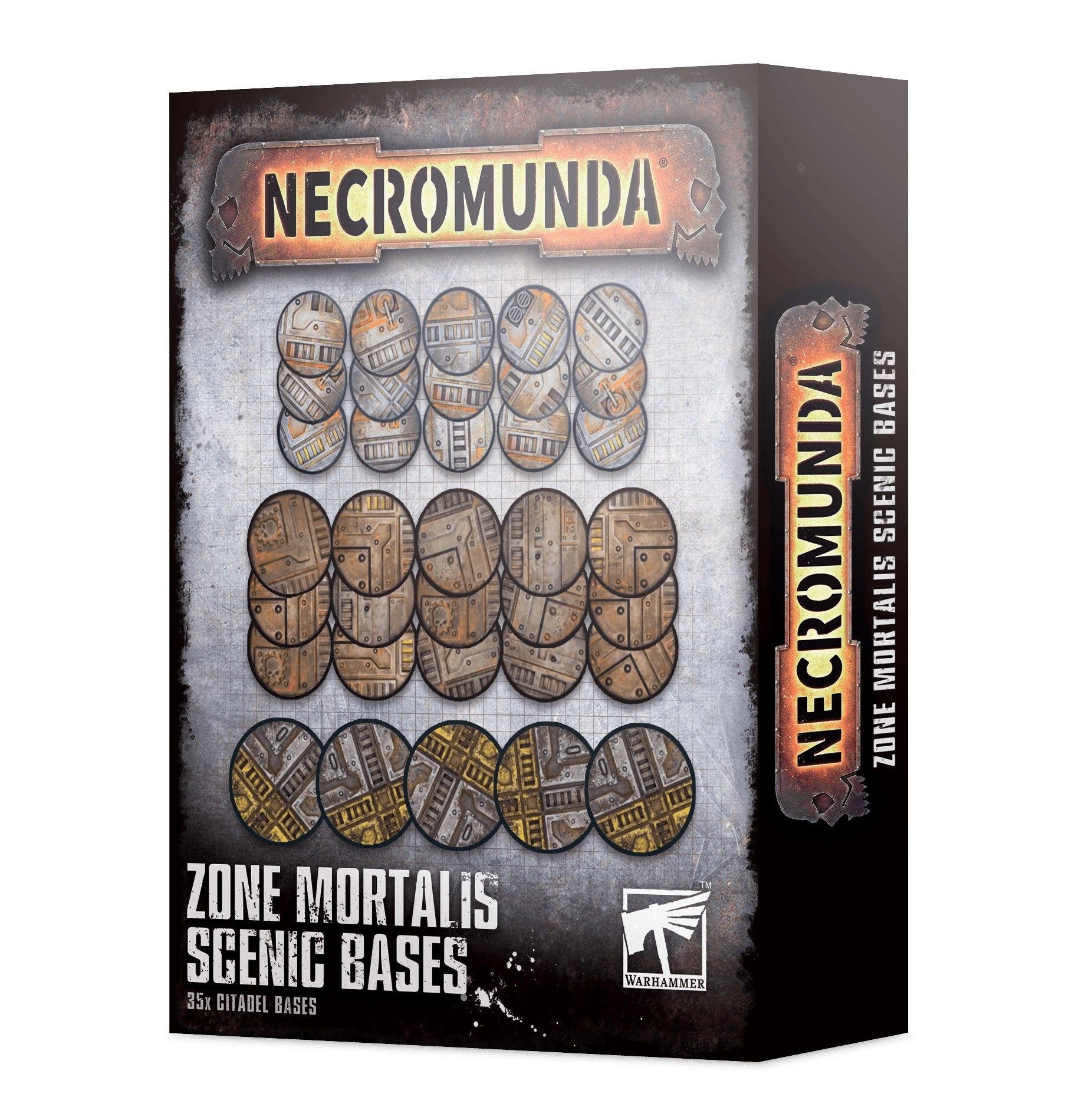 Necromunda: Zone Mortalis Scenic Bases [ACCS] - Warhammer Game Accessories Sealed