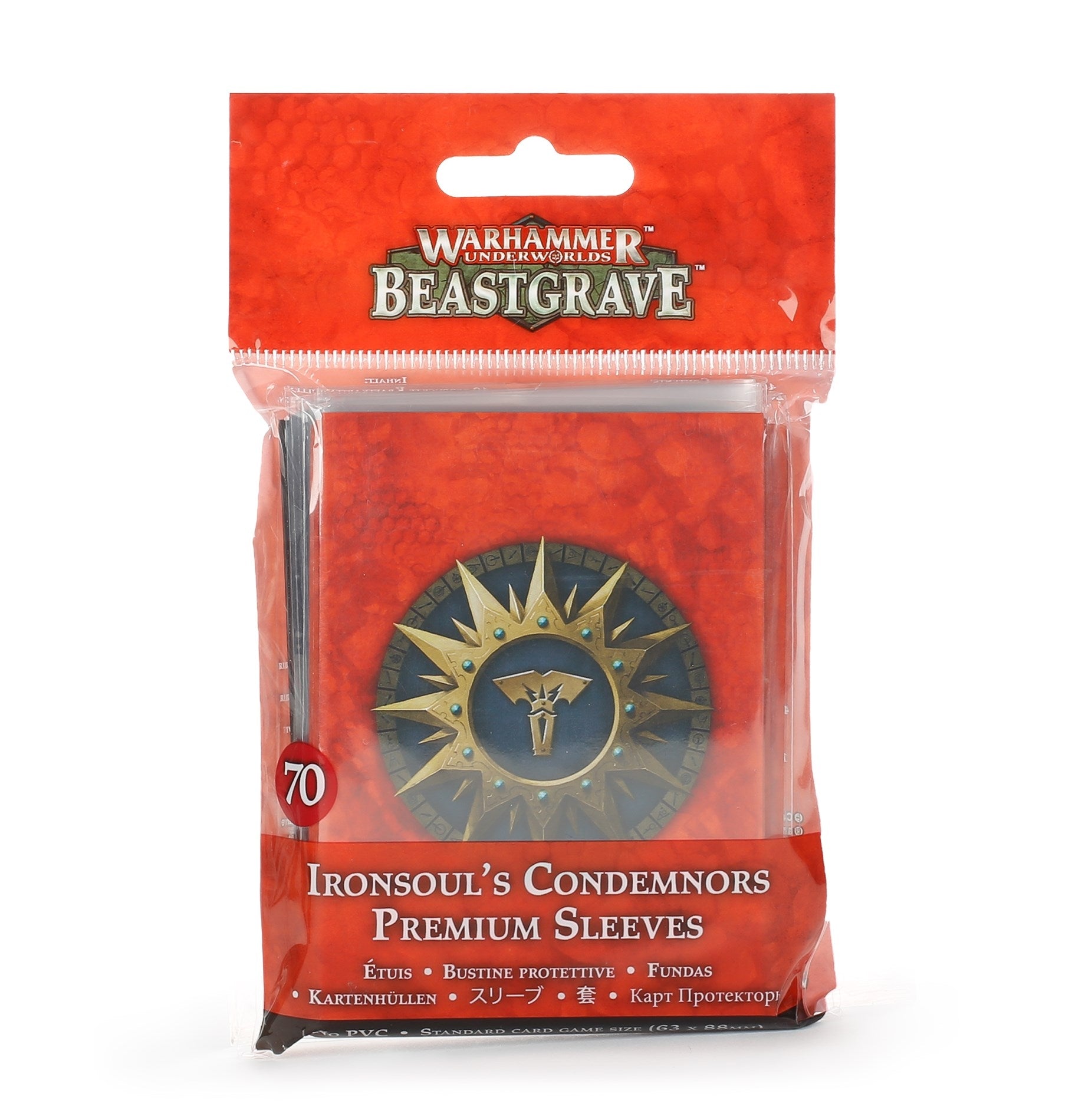 Warhammer: Underworlds - Beastgrave: Ironsoul’s Condemnors Premium Sleeves (70-pack) [ACCS] - Warhammer Game