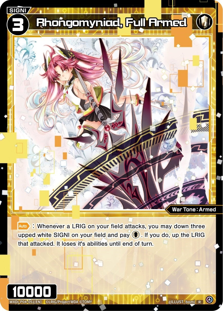 Rhongomyniad Full Armed (4051) [WXDi-P04] - WIXOSS Single
