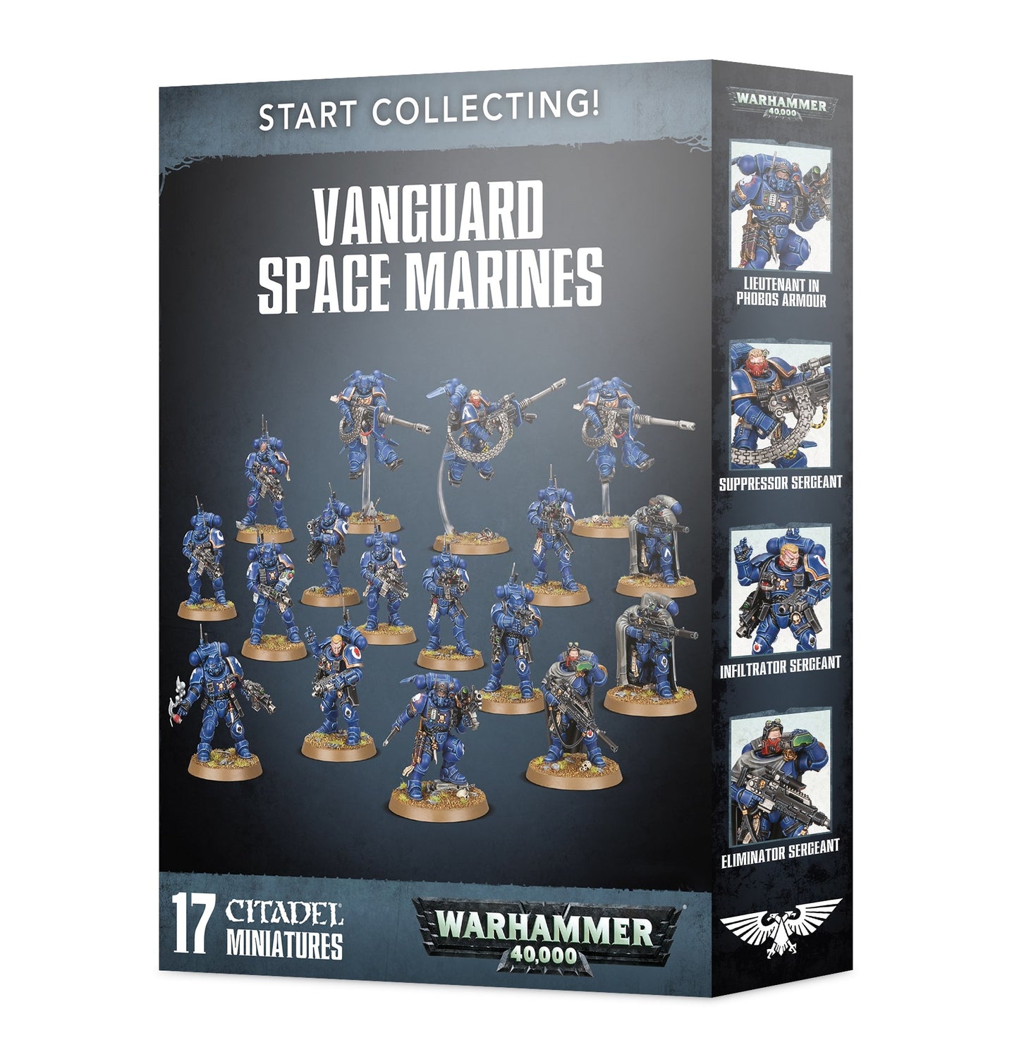 Warhammer: 40K - Start Collecting! Vanguard Space Marines [PLAS] - Warhammer Box Sets Sealed