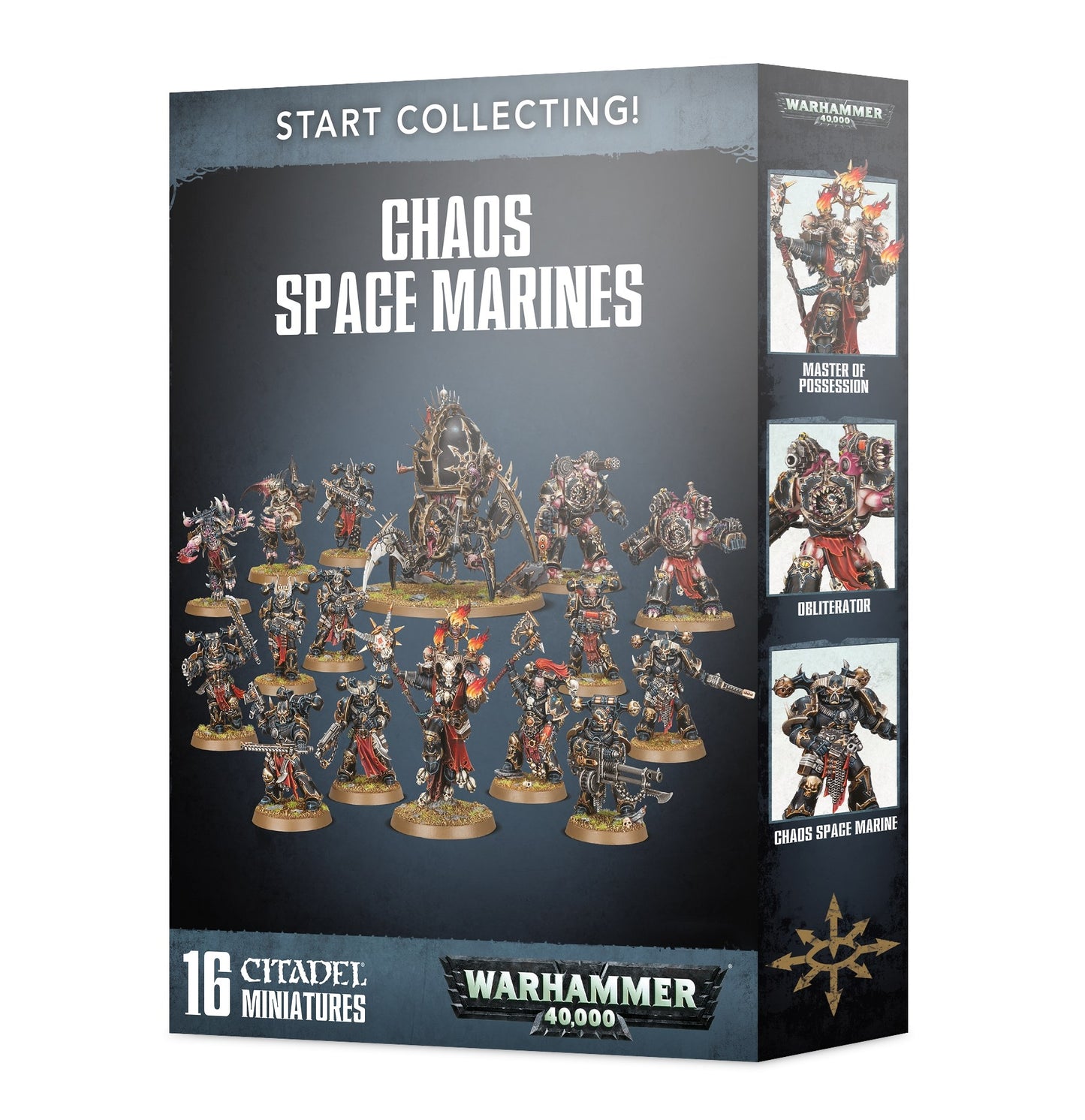 Warhammer: 40K - Start Collecting! Chaos Space Marines [PLAS] - Warhammer Box Sets Sealed