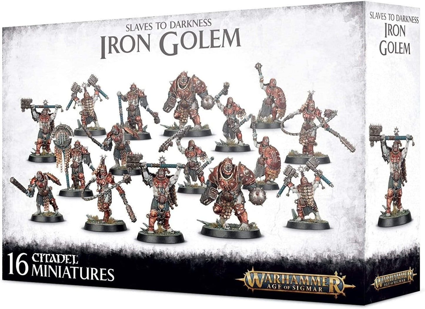 Warhammer: Age of Sigmar - Slaves To Darkness Iron Golem [PLAS] - Warhammer Box Sets Sealed
