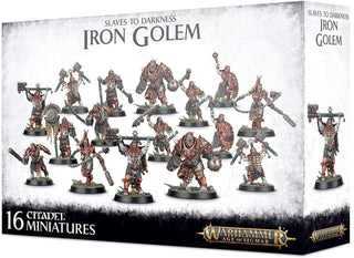 Warhammer: Age of Sigmar - Slaves To Darkness Iron Golem [PLAS] - Warhammer Box Sets Sealed