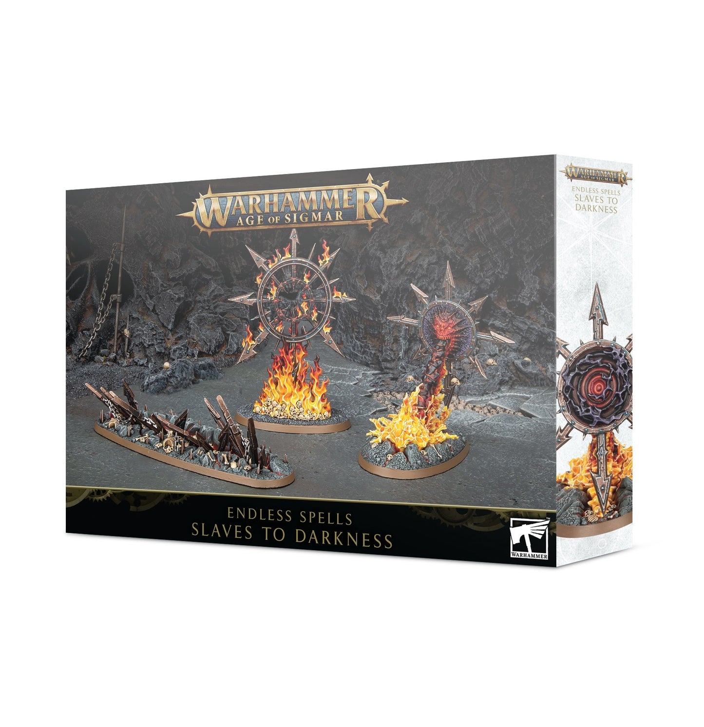 Warhammer: Age of Sigmar - Endless Spells: Slaves to Darkness [PLAS] - Warhammer Box Sets Sealed