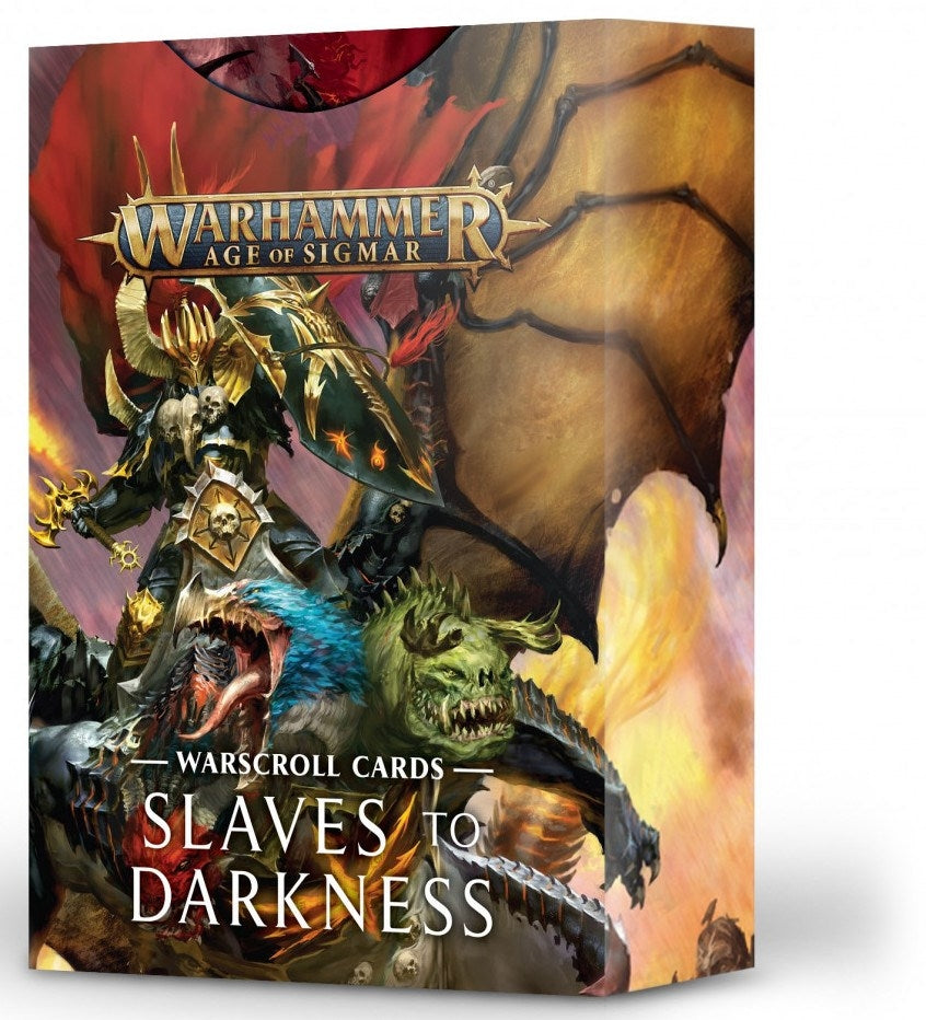 Warhammer: Age of Sigmar - Warscroll Cards: Slaves to Darkness [ACCS] - Warhammer Game Accessories Sealed