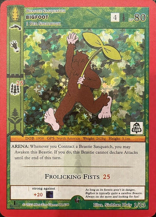 Bigfoot (Pin Club Wilderness Mystery Collection) (1) (MISC) - MetaZoo Single