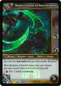 Warglaive of Azzinoth Left Hand of the Betrayer - WoW Single