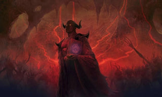 GamerMats Playmat - Demonic (Premium Black Stitched) - Playmats Sealed