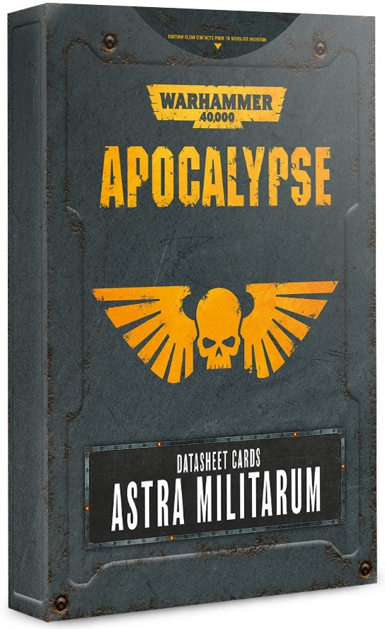 Warhammer 40K: Apocalypse Datasheet Cards - Astra Militarum [ACCS] - Warhammer Game Accessories Sealed