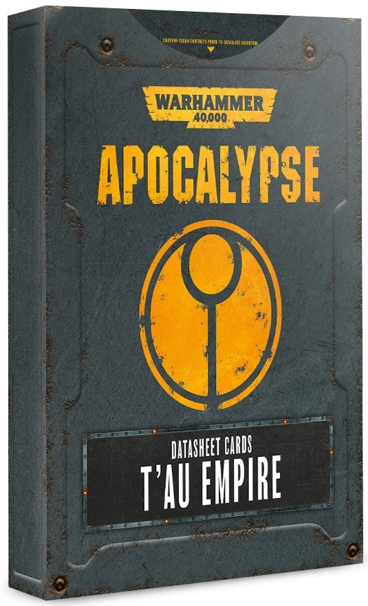 Warhammer 40K: Apocalypse Datasheet Cards - T’au Empire [ACCS] - Warhammer Game Accessories Sealed