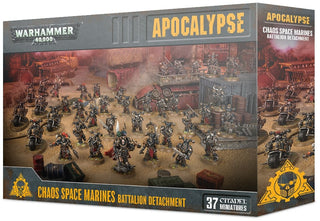 Warhammer: 40K - Apocalypse: Chaos Space Marines Battalion Detachment [PLAS] - Warhammer Box Sets Sealed