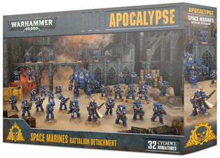 Warhammer: 40K - Apocalypse: Space Marines Battalion Detachment [PLAS] - Warhammer Box Sets Sealed