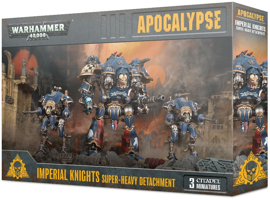 Warhammer: 40K - Apocalypse: Imperial Knights Super Heavy Detachment [PLAS] - Warhammer Box Sets Sealed