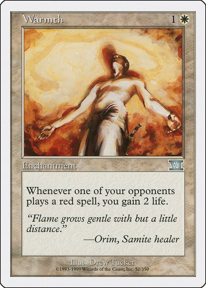 Warmth (52) [6ED] - MTG Single