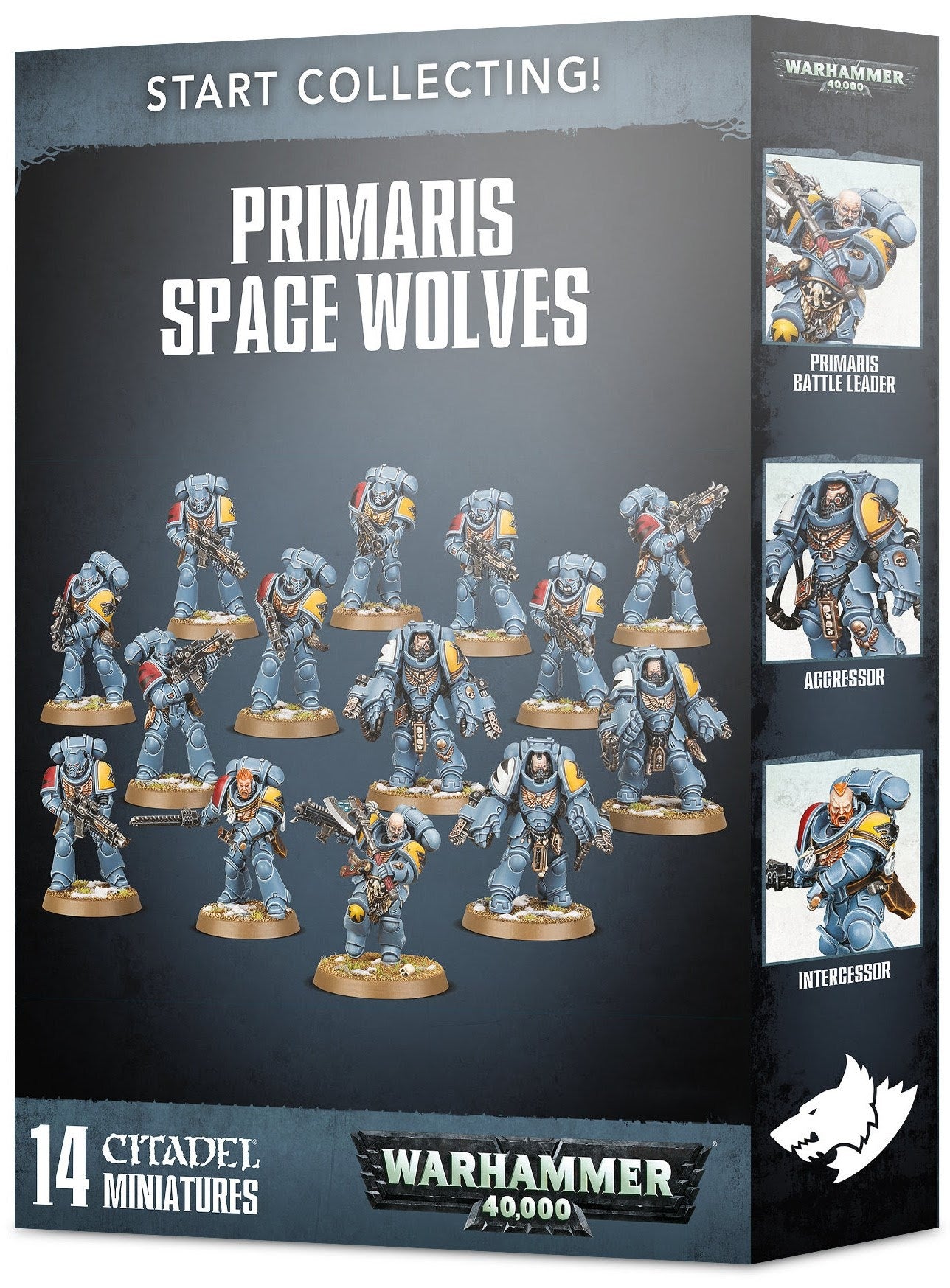 Warhammer: 40K - Start Collecting! Primaris Space Wolves [PLAS] - Warhammer Box Sets Sealed