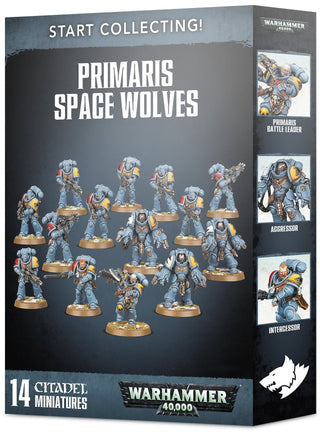 Warhammer: 40K - Start Collecting! Primaris Space Wolves [PLAS] - Warhammer Box Sets Sealed