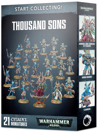 Warhammer: 40K - Start Collecting! Thousand Sons [PLAS] - Warhammer Box Sets Sealed