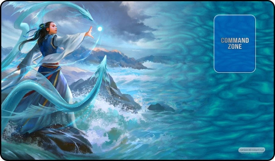 GamerMats Playmat - Water Tamer (Premium White Stitched) - Playmats Sealed