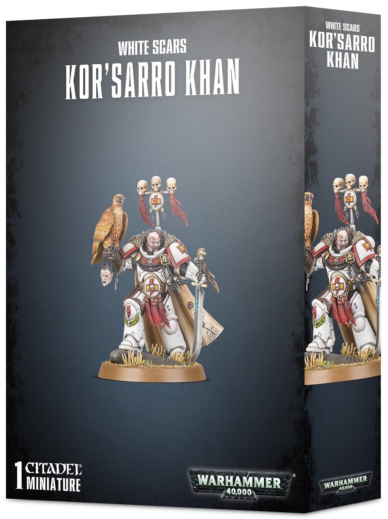 Warhammer: 40K - White Scars Kor’sarro Khan [PLAS] - Warhammer Box Sets Sealed