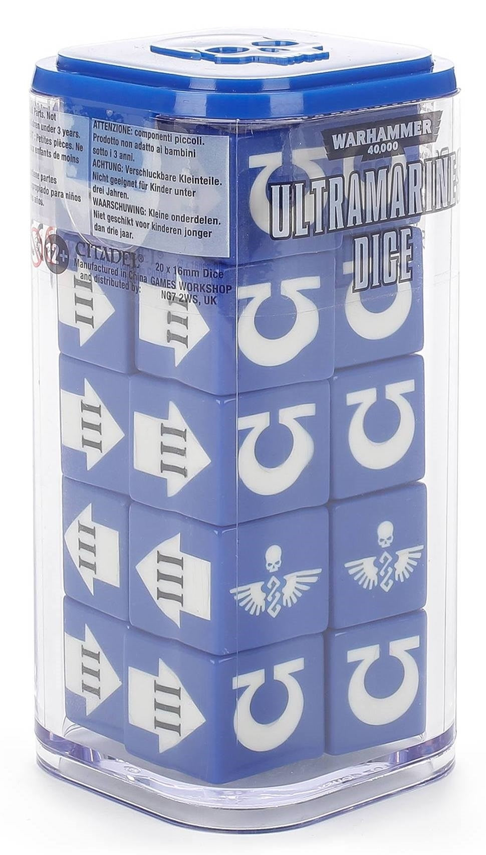 Warhammer: 40K - Ultramarines Dice Set (20-pack) [ACCS] - Warhammer Game Accessories Sealed