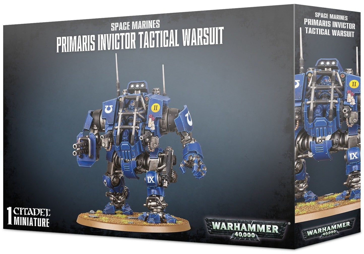 Warhammer: 40K - Space Marines Primaris Invictor Tactical Warsuit [PLAS] - Warhammer Box Sets Sealed