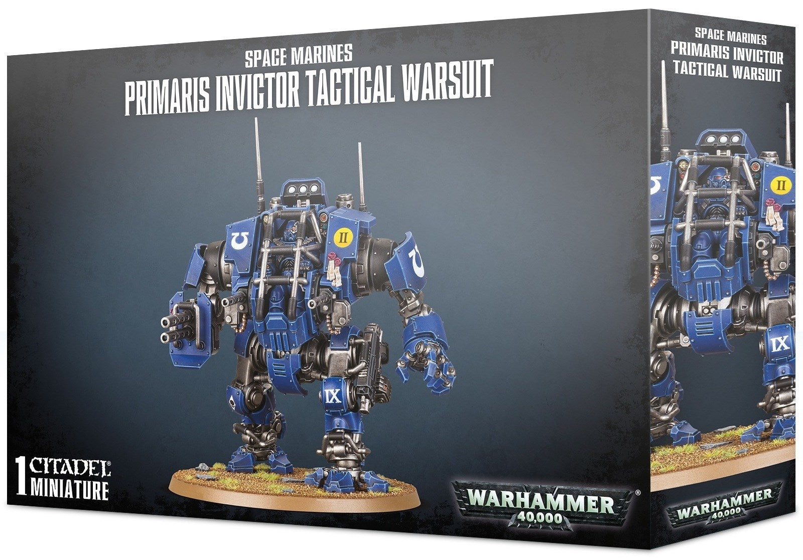 Warhammer: 40K - Space Marines Primaris Invictor Tactical Warsuit [PLAS] - Warhammer Box Sets Sealed