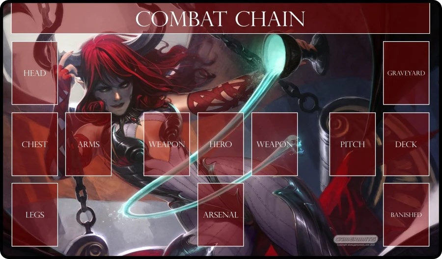 GamerMats Playmat - Succubus Flesh and Blood Compatible Zone Mat - Playmats Sealed