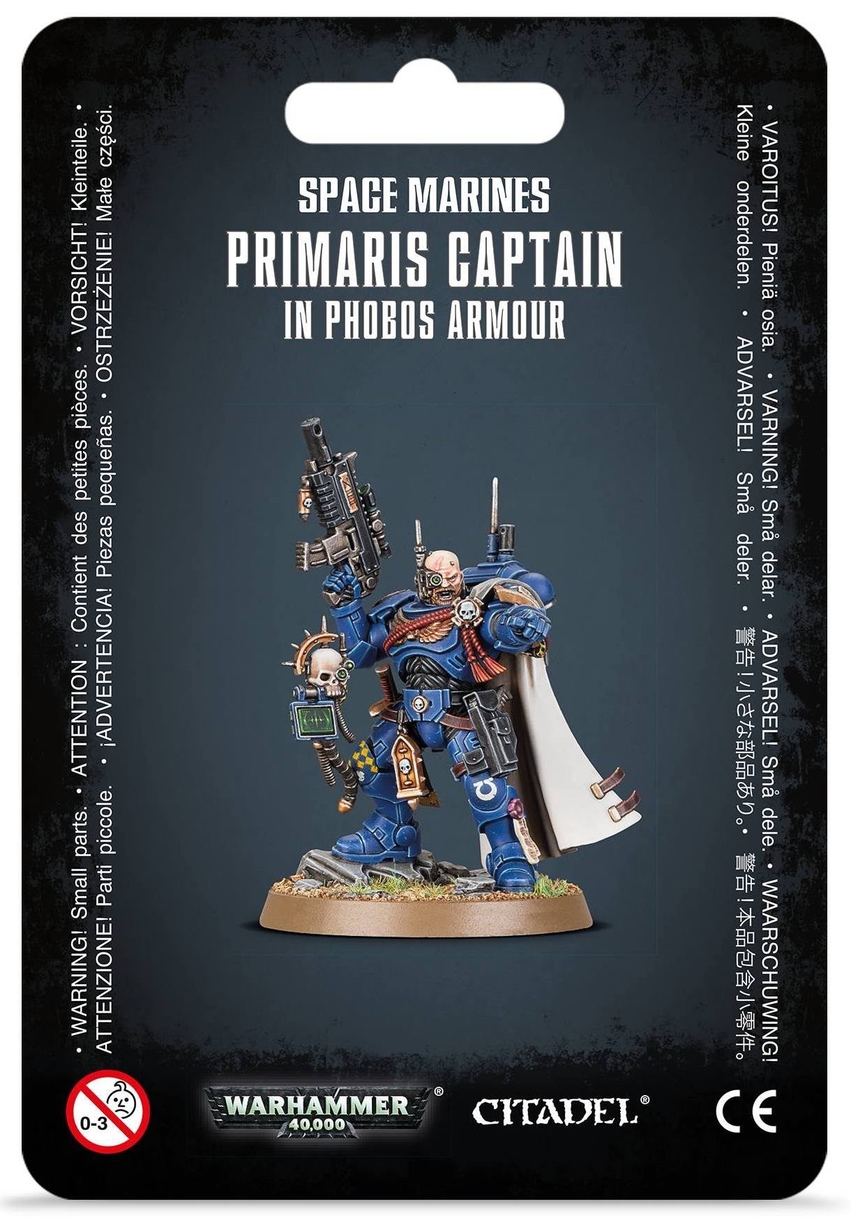 Warhammer: 40K - Space Marines Primaris Captain in Phobos Armour [PLAS] - Warhammer Box Sets Sealed